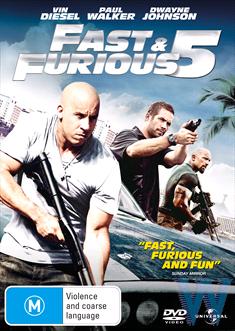 FAST & THE FURIOUS FIVE, THE DVD