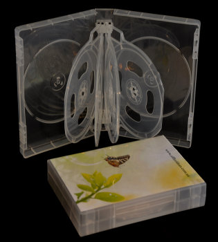 Dvd 10 Disc Case Semi Clear Dvd Warehouse