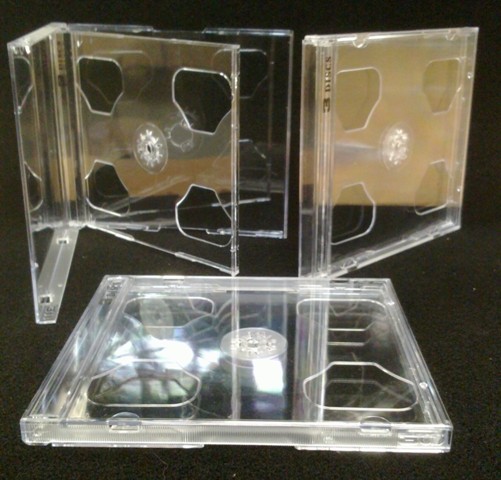 CD Jewel 3-disc Triple Clear 10.2mm